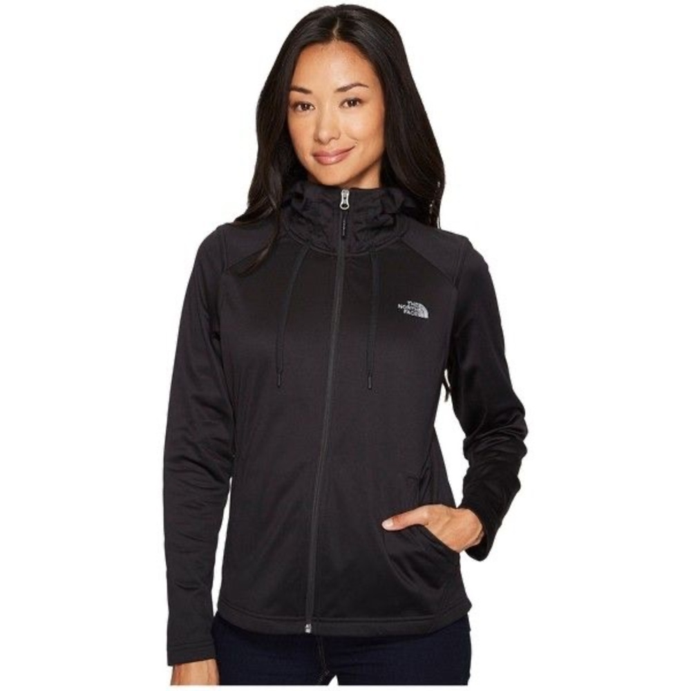 The North Face Black Zip-Up Sweatshirt - M